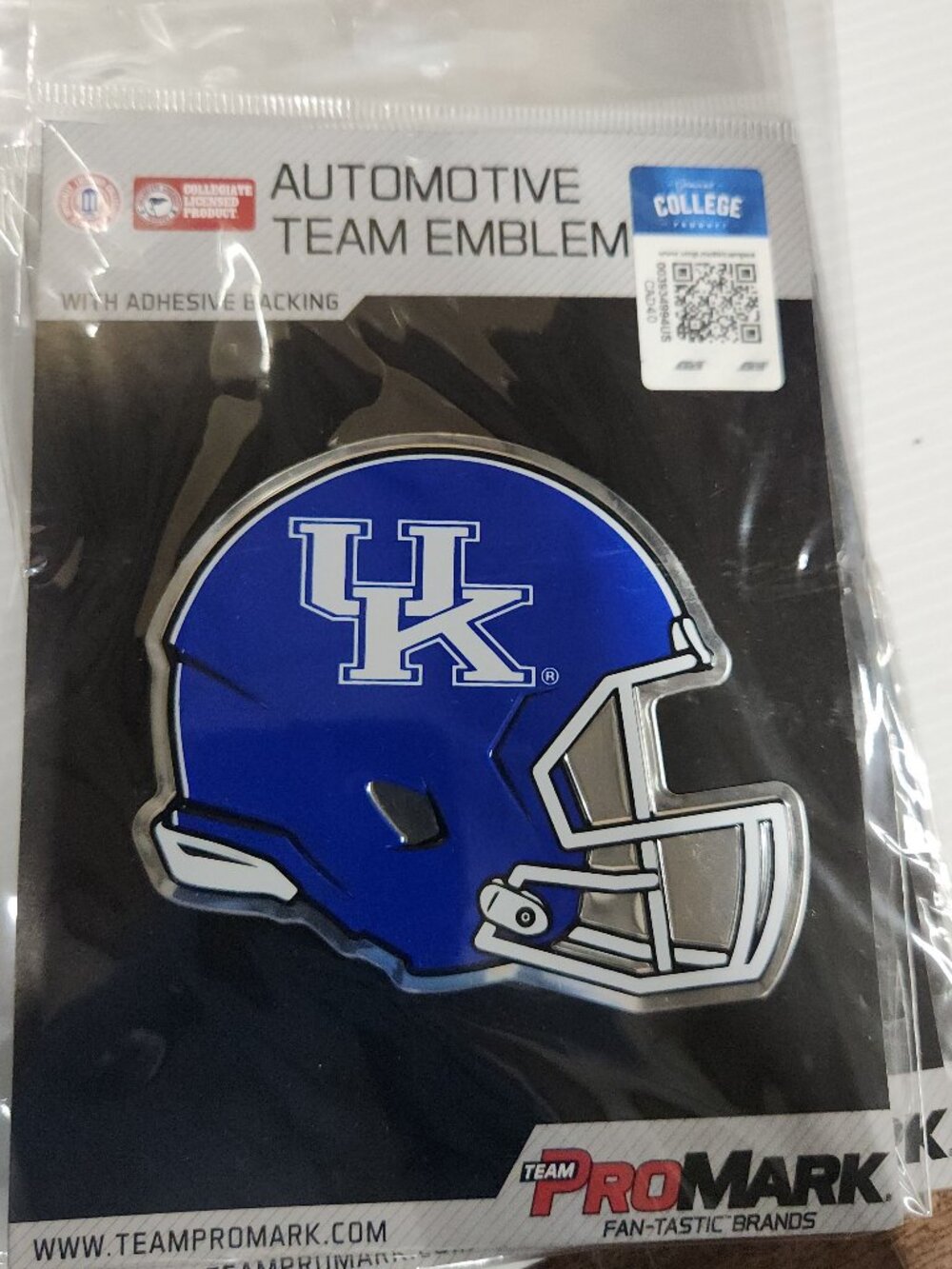 3pk Team Promark Kentucky Wildcats Automotive Team Emblem Decal Blue White 143